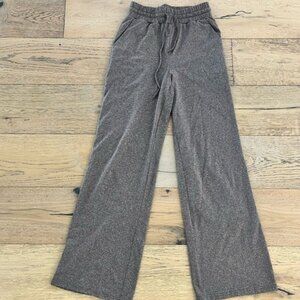 High stretch pockets brown tan tan flare lounge pants medium travel